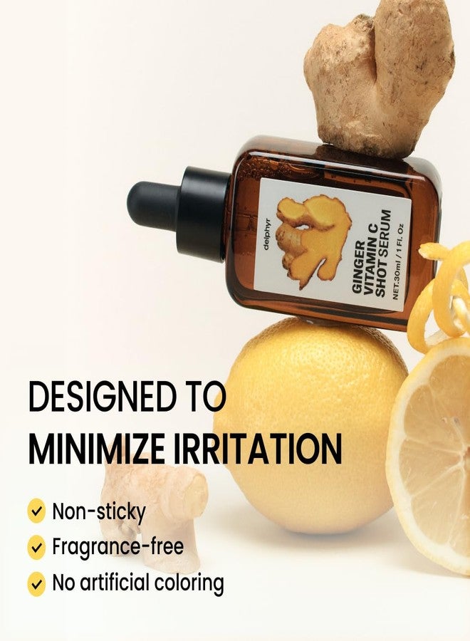 delphyr Ginger Vitamin C Shot Serum | Daily serum with Ginger Extract & Vitamin C | Targets dark spots and dullness | Korean vegan skincare for all skin types - Image 5